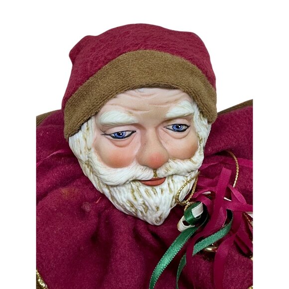 VTG 1986 Enesco Santa Jack-in-the-Box Musical ’Twas the Night Before Christmas - Picture 9 of 10